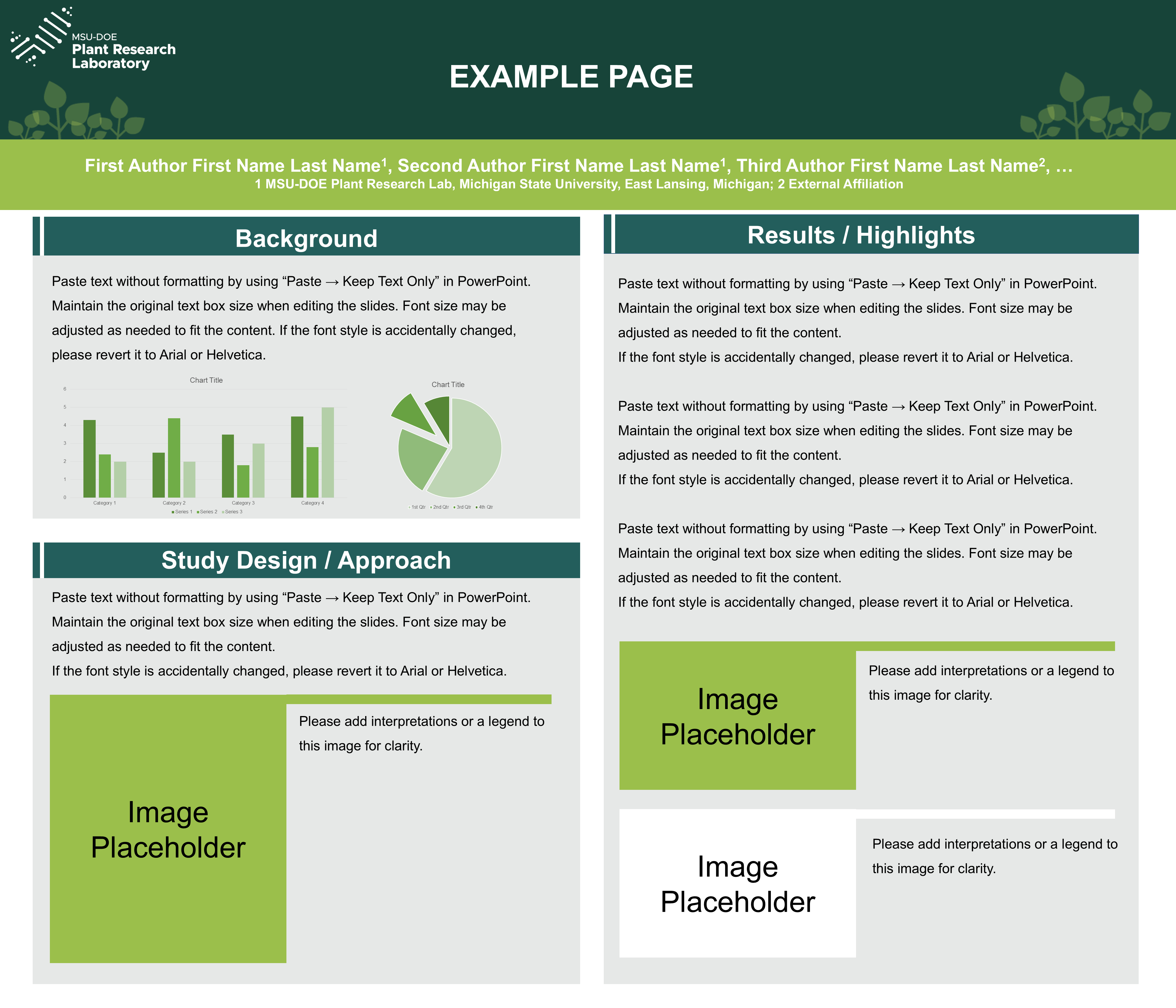 Poster template