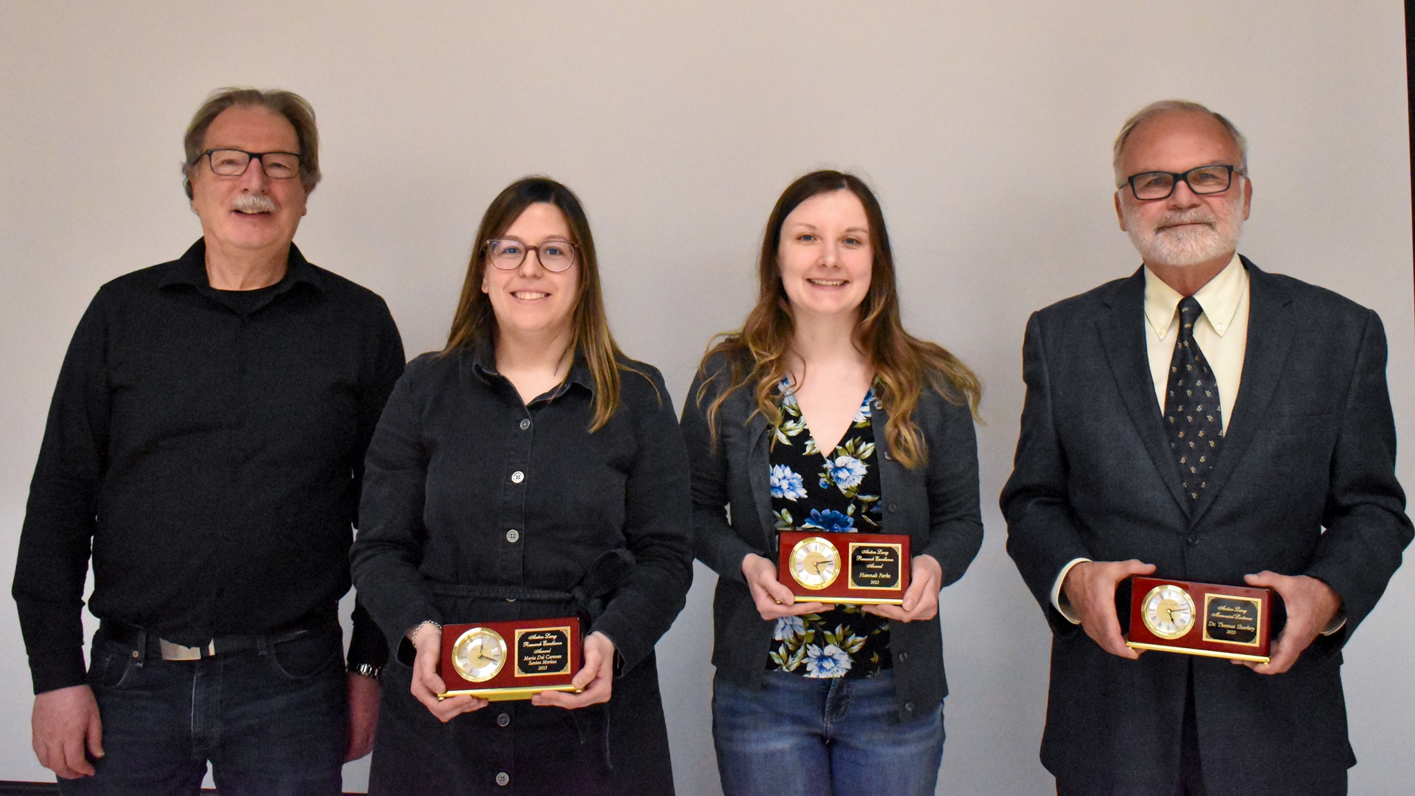 Christoph Benning, María Santos Merino, Hannah Parks and Tom Sharkey.