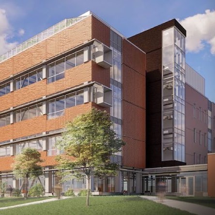 The proposed outside of the new MSU Plant and Environmental Sciences Building. Please note the building rendering is not yet finalized.