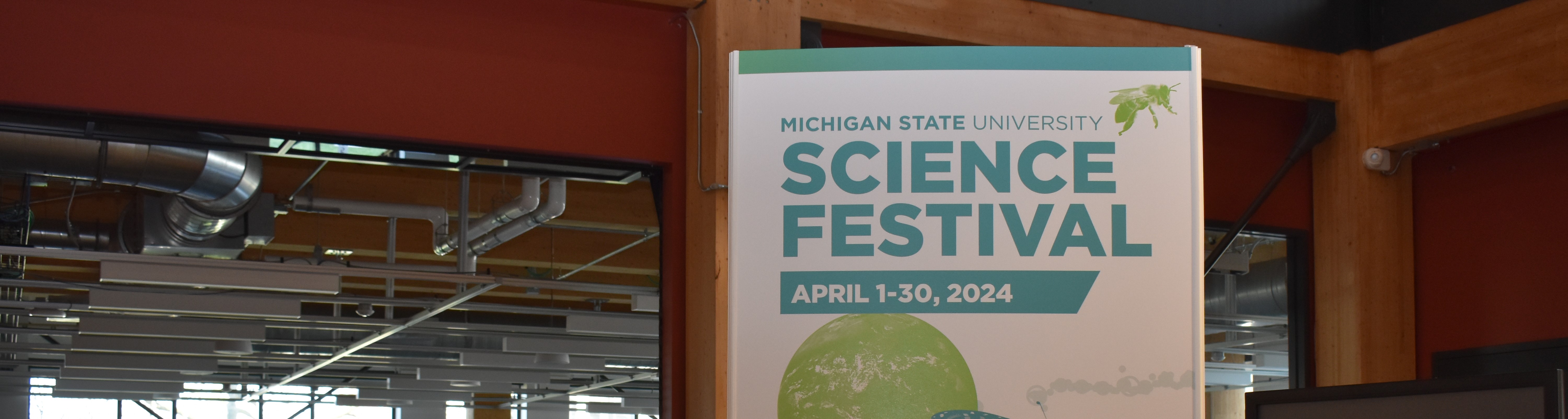 A banner that says Science Festival